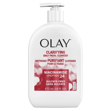 Olay Niacinamide  Peptide 24 Face Wash Clarifying SulfateFree 16 oz