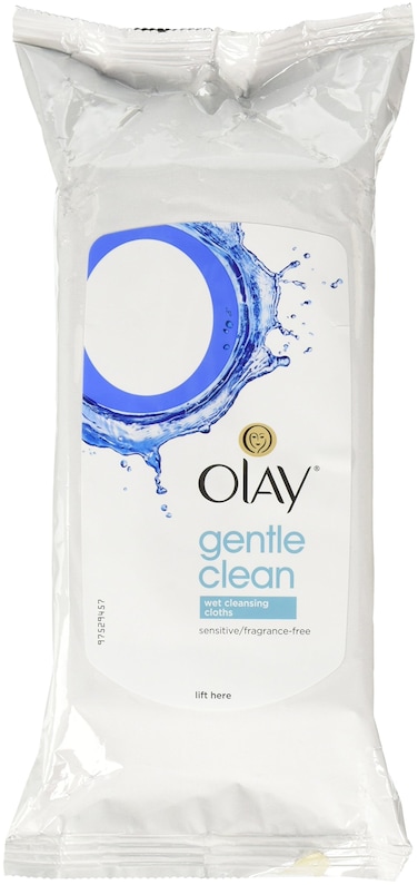 Olay Wet Cleansing Cloths Gentle Clean SensitiveFragranceFree 30 Count Pack of 3