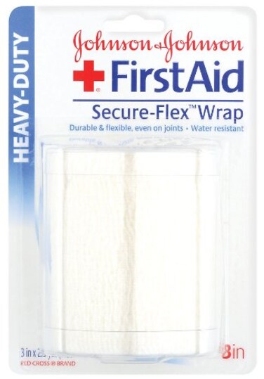 Johnson and Johnson Red Cross Secureflex Wrap 3 Inch X 25 Yards 1Count Pack of 4