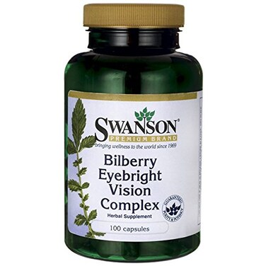 Swanson Bilberry Eyebright Vision Complex 100 Caps