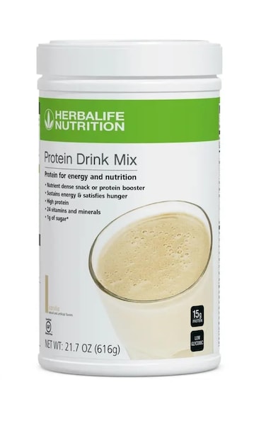 HerbalifeProtein Drink Mix PDM  Vanilla 616 gm Canister