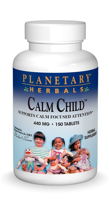 Planetary HerbalsCalm Child Supports Calm Focused Attention 440mg  150 Tablets