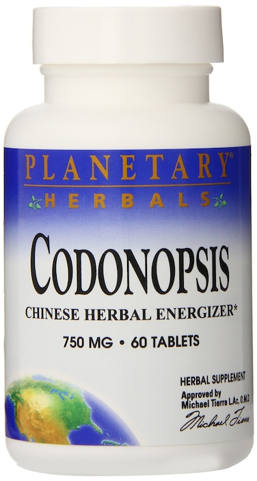 Planetary Herbals Codonopsis Tablets 750 mg 60 Count
