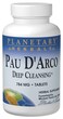 Planetary Herbals PAU DArco Deep Cleansing Herbal Supplement 735 mg  72 Tablets