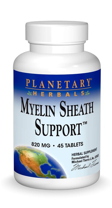 Planetary Herbals Myelin Sheath Support Tablets 45 Count
