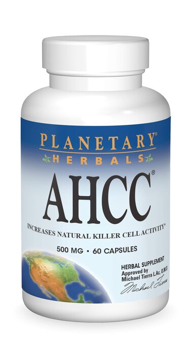 Planetary Herbals AHCC 500mg  60 Capsules