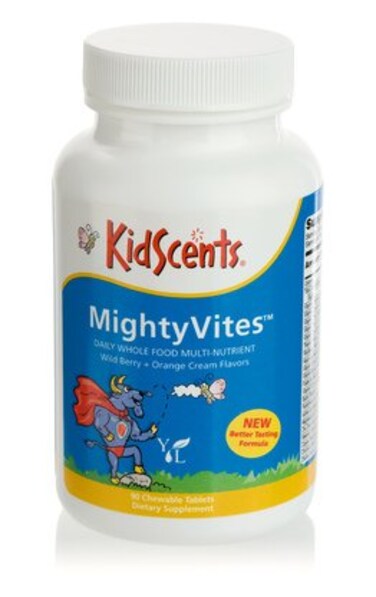 Young Living KidScents MightyVites  Childrens Multivitamins WholeFood Multinutrient Kids Nutrition  Delicious NutrientDense Antioxidant Chewables  120 Tablets