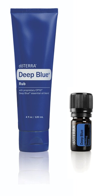 doTERRADeep Blue Sore Muscle Rub  Soothing Essential Oil Blend 2 Piece Set