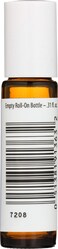 Aura Cacia Amber RollOn Bottle with Writable Label  031 fl oz