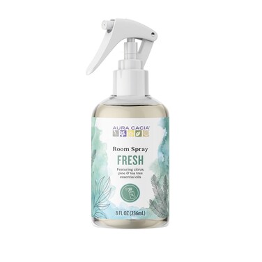 Aura Cacia Fresh Room Spray 8 Fl oz  Light Aroma No Synthetic Fragrances