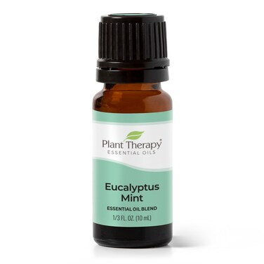 Plant TherapyEucalyptus Mint Essential Oil Blend 10 mL 13 oz Invigorating Breathe Easier Aromatherapy Blend for Diffusers Home Shower Aromatherapy 100 Pure Undiluted Therapeutic Grade