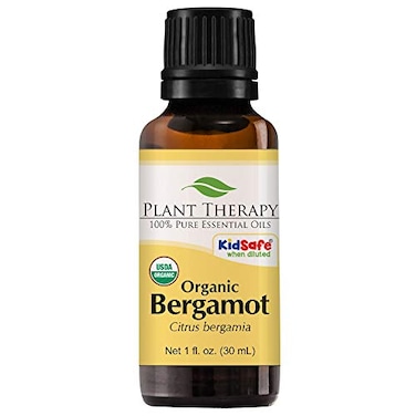 Plant Therapy Organic Bergamot Essential Oil 30 mL 1 oz 100 Pure Undiluted Therapeutic Grade