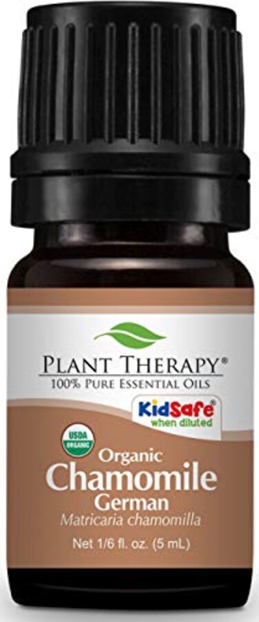 Plant Therapy Organic German Chamomile Essential Oil 5 mL 16 oz 100 Pure Undiluted Therapeutic Grade