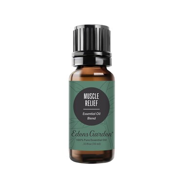 Edens GardenMuscle Relief Essential Oil Blend 100 Pure Premium Grade Undiluted Natural Therapeutic Aromatherapy The Best for Diffusing Skin Face Humidfiers 10 ml 33 fl oz