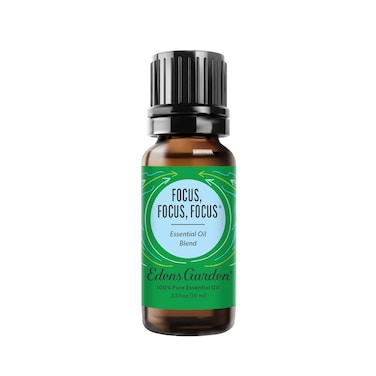 Edens Garden Focus Focus Focus Essential Oil Blend 100 Pure Premium Grade Undiluted Natural Therapeutic Aromatherapy The Best for Diffusing Kid Safe Humidifiers Skin 10 ml 33 fl oz