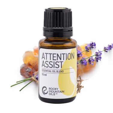 Rocky Mountain Oils Attention Assist Essential Oil Blend with Essential Oils  Energizing Essential Oil for Focus  15ml