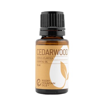 Rocky Mountain OilsCedarwood Essential Oil  100 Pure  Natural Aromatherapy Grade  Topical Oil for Hair Care and Skin Care  Ideal for Diffusers Massage  DIY Products  15ml Bottle