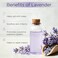 Radha Beauty  Lavender Essential Oil 4oz  Premium Therapeutic Grade Steam Distilled for Aromatherapy Relaxation Laundry Meditation Massage Yoga Relief