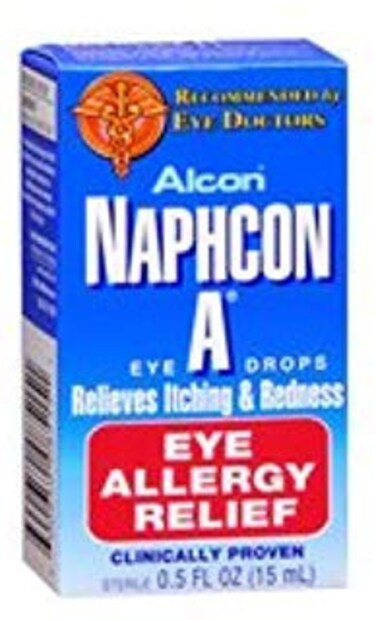 Alcon NaphconA Allergy Relief Eye Drops 5 oz 3Pack