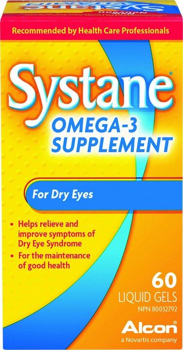AlconSystane Vitamin Omega3 Healthy Tears 60 Softgel