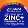 Zicam Sleep  Immune Support Zinc Gummy Supplement Blackberry Lavender Flavor Vitamin C and Vitamin D 3mg Melatonin per serving 70 Count