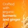 EmergenC CitrusGinger Gummies Turmeric and Ginger Immune Support Natural Flavors With High Potency Vitamin C 36 Count