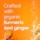 EmergenCCitrusGinger Fizzy Drink Mix Turmeric and Ginger Immune Support Natural Flavors with High Potency Vitamin C 18 Count