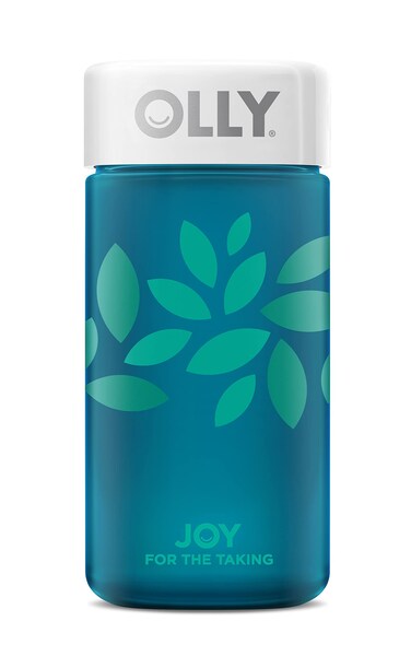 OLLYJoy Jar Gift Easy Refillable Glass Bottle Vitamin Container Holds Up to 120 Vitamin Gummies Limited Edition 2022