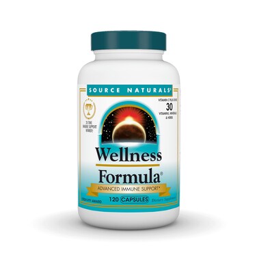 Source Naturals Wellness Formula BioAligned Vitamins  Herbal Defense for Advanced Immune Support  Dietary Supplement  Immunity Booster  120 Capsules