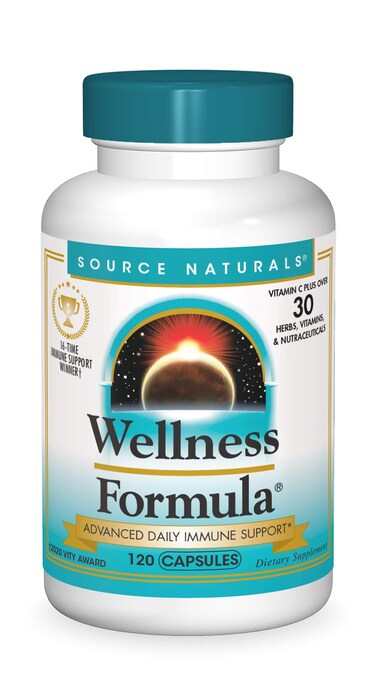 Source Naturals Wellness Formula Advanced Immune Support BioAligned Vitamins  Herbal Defense  Immune System Support Supplement  Immunity Booster  120 Capsules