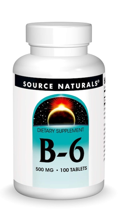 Source Naturals Vitamin B6 Immune System Support 500 mg 100 Tablets