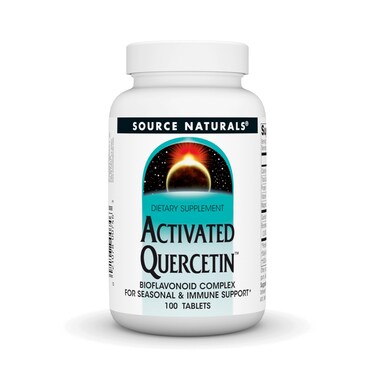 Source NaturalsActivated Quercetin  PlantDerived Bioflavonoid Complex  Seasonal  Immune Defense  100 Vegetarian FriendlyTablets
