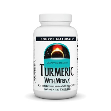Source Naturals Turmeric with Meriva for Healthy Inflammatory Response 500 mg  120 Capsules