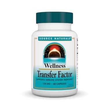 Source Naturals Wellness Transfer Factor Supports Immune System Response 125mg 60 Capsules