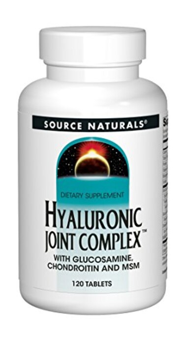 Source Naturals Hyaluronic Joint Complex with Glucosamine Chondroitin  MSM Extra Strength  120 Tablets