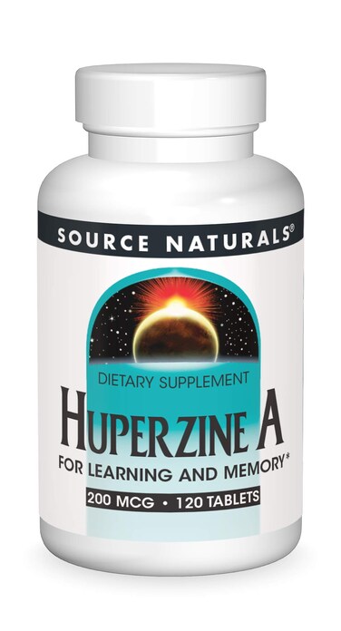 Source Naturals Huperzine A for Learning  Memory 200 mcg  120 Tablets