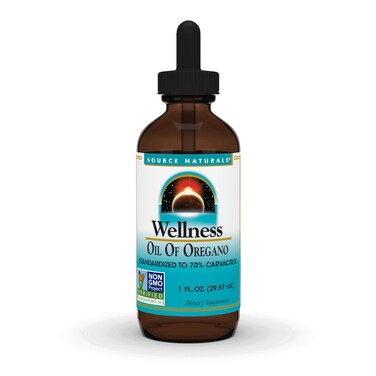 Source Naturals Wellness Oil of Oregano Standardized to 70 Carvacrol  1 Fluid oz