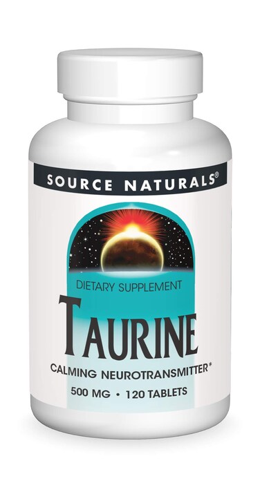 Source Naturals Taurine Calming Neurotransmitter 500 mg Tabs 120 ct