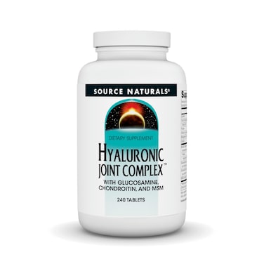 Source NaturalsHyaluronic Joint Complex with Glucosamine Chondroitin  MSM Extra Strength  240 Tablets