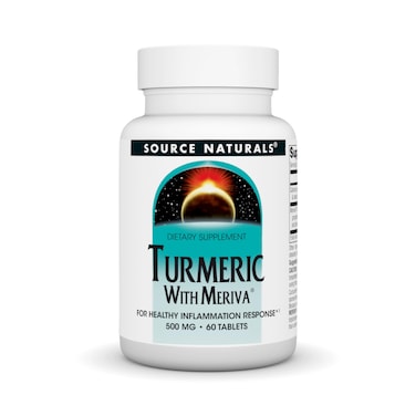 Source NaturalsTurmeric with Meriva for Healthy Inflammatory Response  500mg 60 Tablets