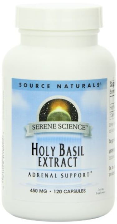 Source Naturals Holy Basil Extract Adrenal Support 450mg 120 Capsules