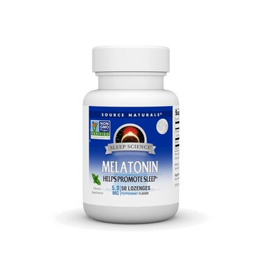 Source NaturalsMelatonin 5 mg  50 Peppermint Flavored Lozenges
