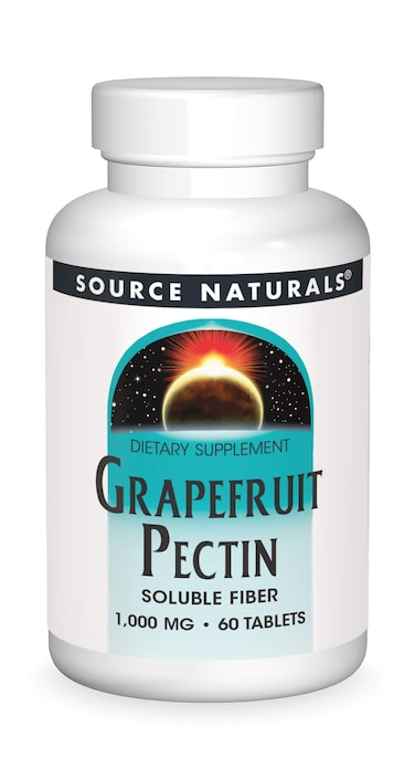Source NaturalsGrapefruit Pectin Soluble Fiber  1000 mg Dietary Supplement  60 Tablets