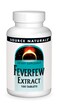 Source Naturals Feverfew Extract  Supports Healthy Brain Function  100 Tablets