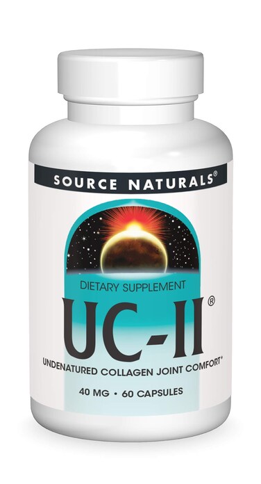 Source Naturals UCII Undenatured Collagen Joint Comfort 40 mg  60 Capsules