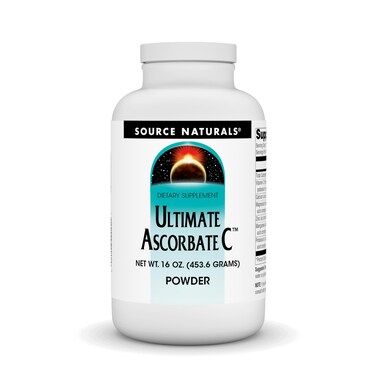 Source Naturals Ultimate Ascorbate C Powder  Vitamin C  1000 mg Supports Immune System  16 oz
