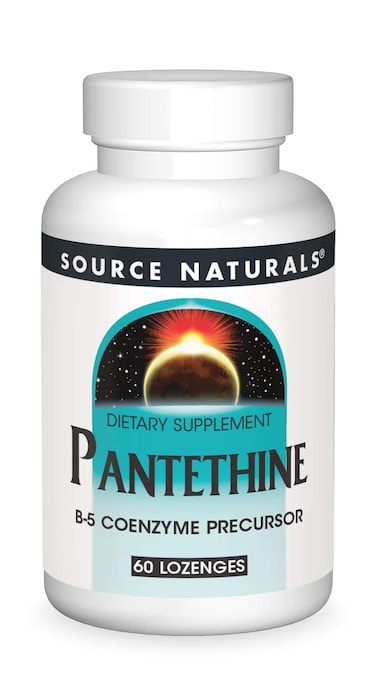 Source Naturals Pantethine B5 Coenzyme Precursor 25 mg  60 Lozenges