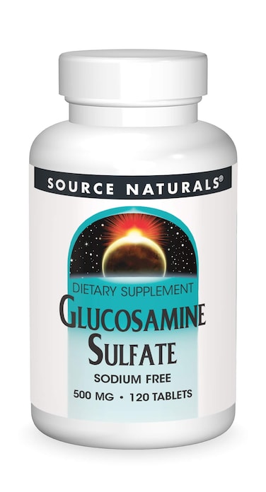Source Naturals Glucosamine Sulfate SodiumFree for Joint Support 500 mg  120 Tablets