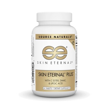 Source NaturalsSkin Eternal Plus with C Ester DMAE  Lipoic Acid  60 Tablets