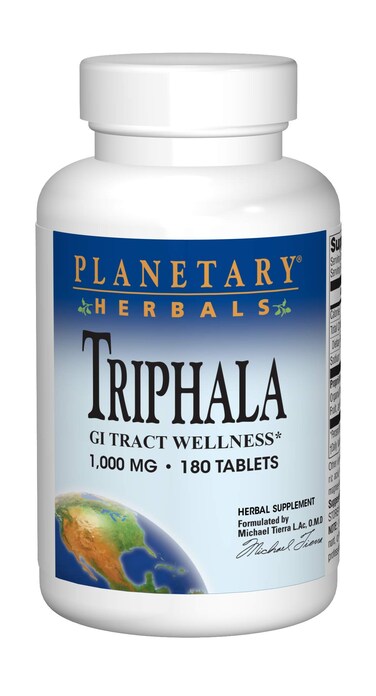 Planetary Herbals Triphala 1000mg  180 Tablets Pack of 2